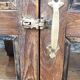 Old Burmese teak display case