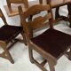 Dining room furniture Table and chairs XX century