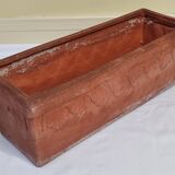Art deco style terracotta planter, 50 cm