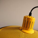 Suspension vintage jaune style Mategot