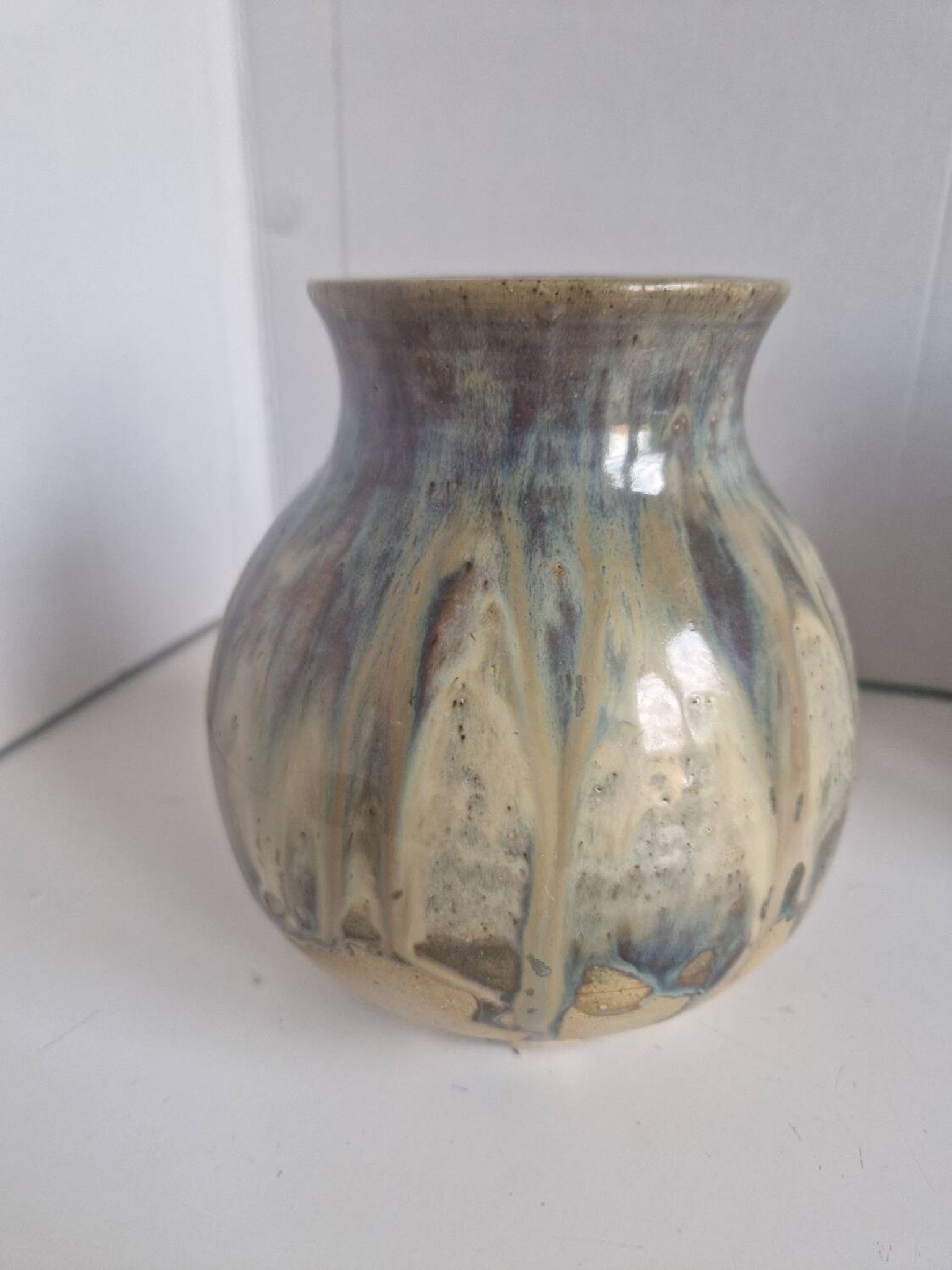 Vase en grès flammé