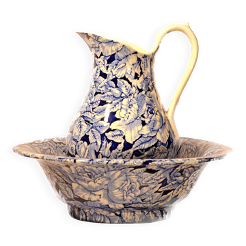 Service de toilette vintage Victoria Ironstone Staffordshire (Royaume-Uni)