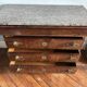 Louis-Philippe chest of drawers in mahogany, thick marble top – 19th century