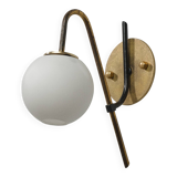 Applique murale sophistiquée italienne du milieu du siècle, années 1950