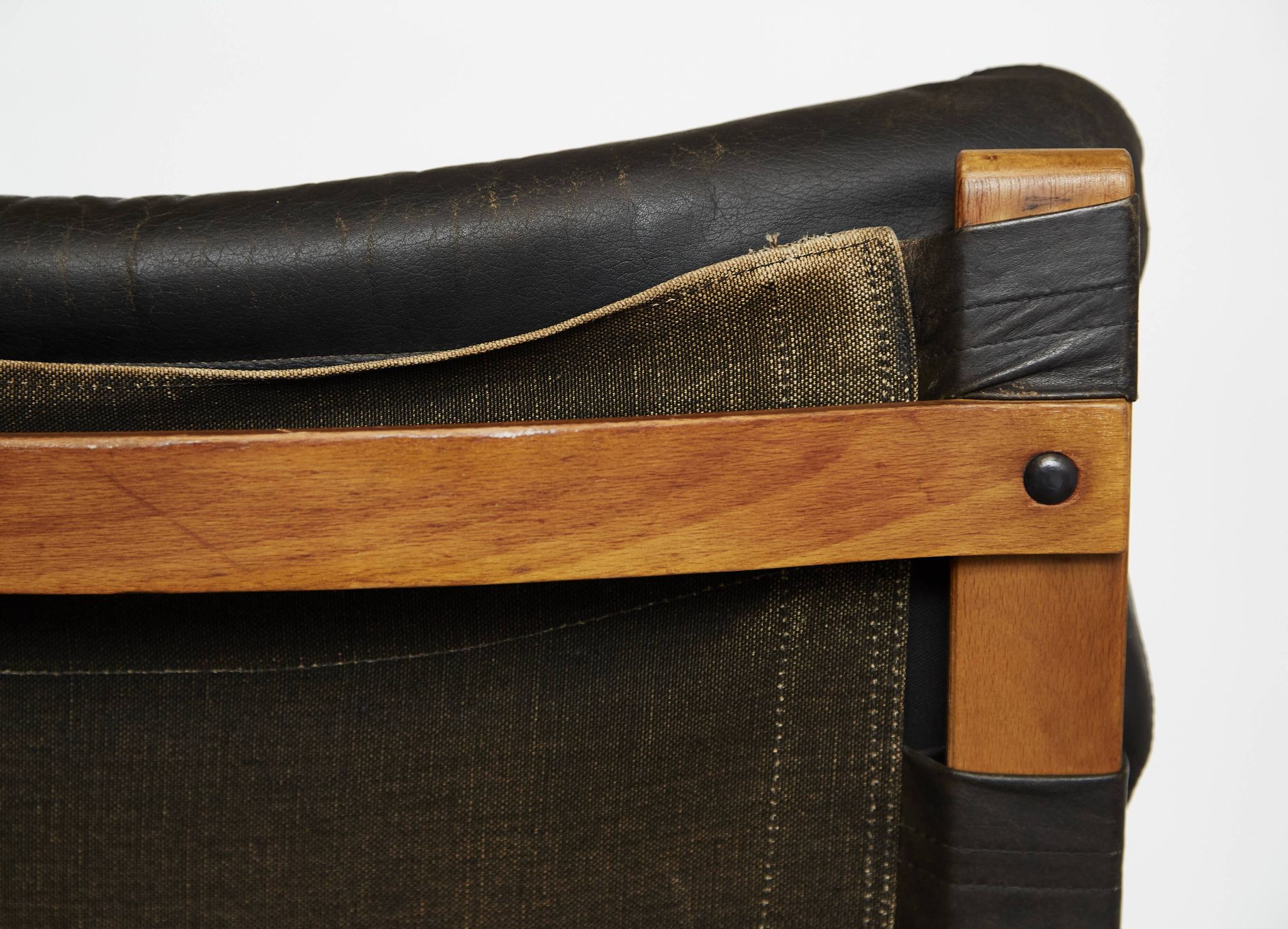 Chaise cantilever avec ottoman par Elsa & Nordahl Solheim pourRybo Rykken