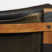 Chaise cantilever avec ottoman par Elsa & Nordahl Solheim pourRybo Rykken