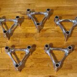 5 vintage Nagel Stoff candle holders