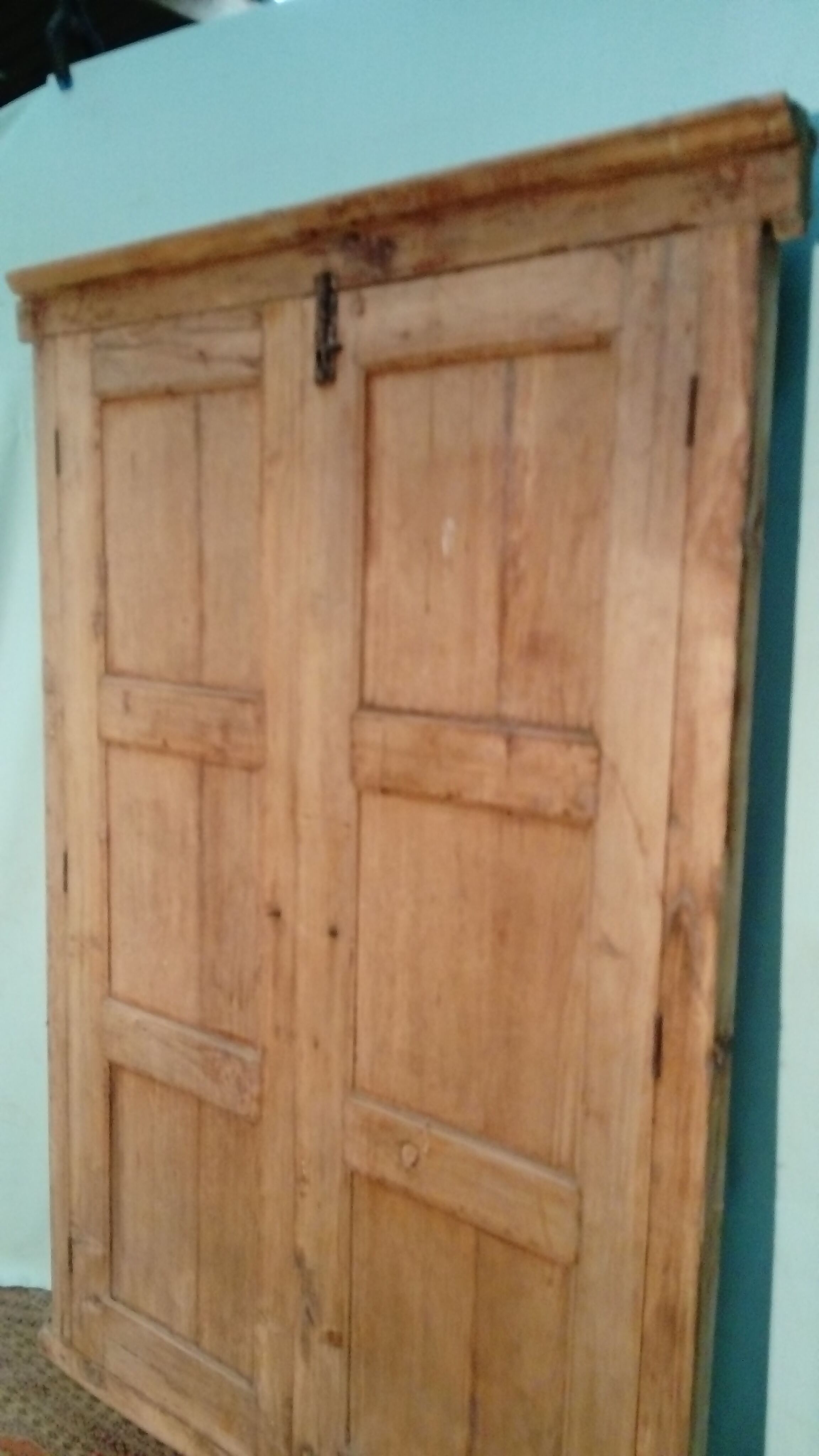 Porte ancienne en teck