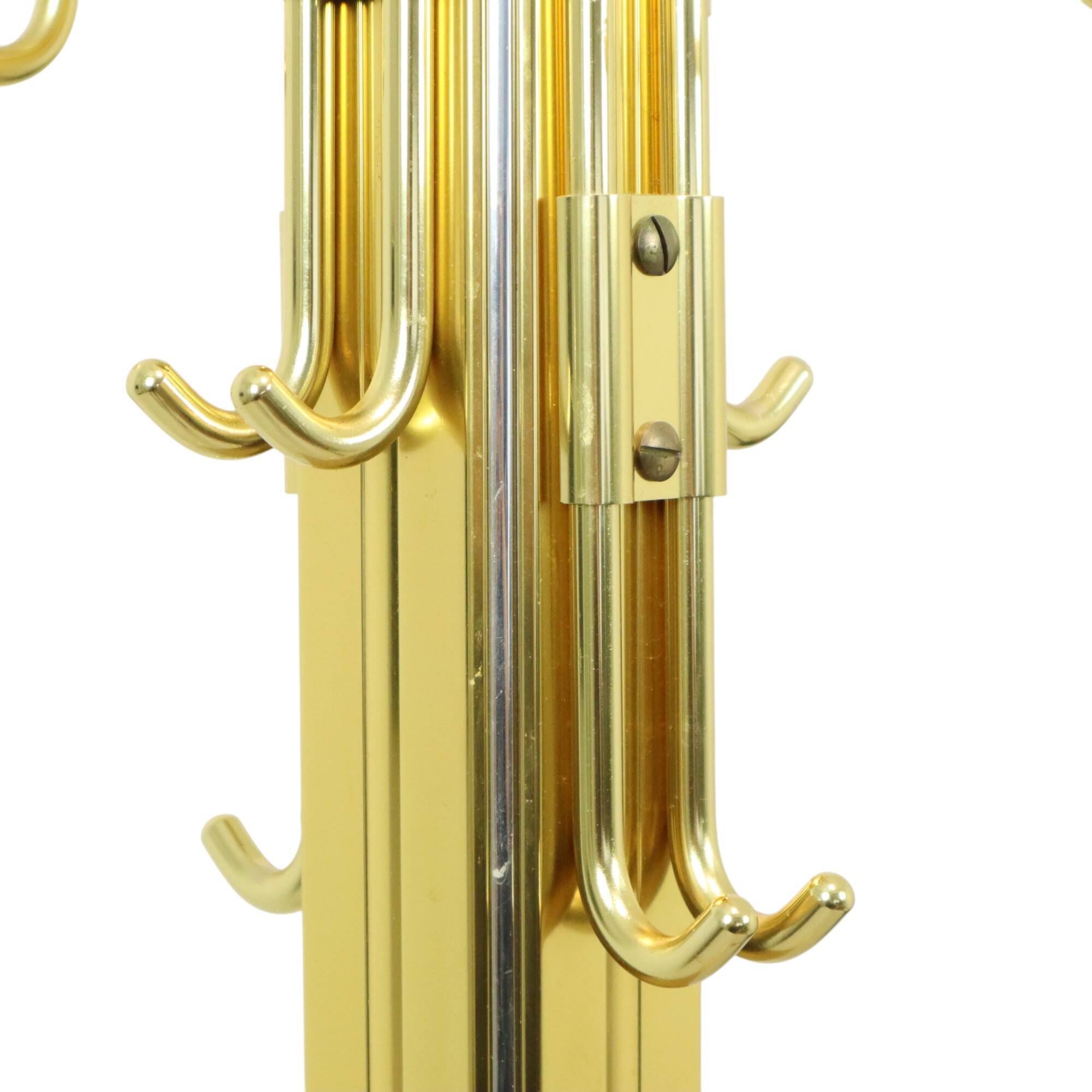 Belgo Chrom Design Coat Rack Hollywood Regency Chrome 174cm