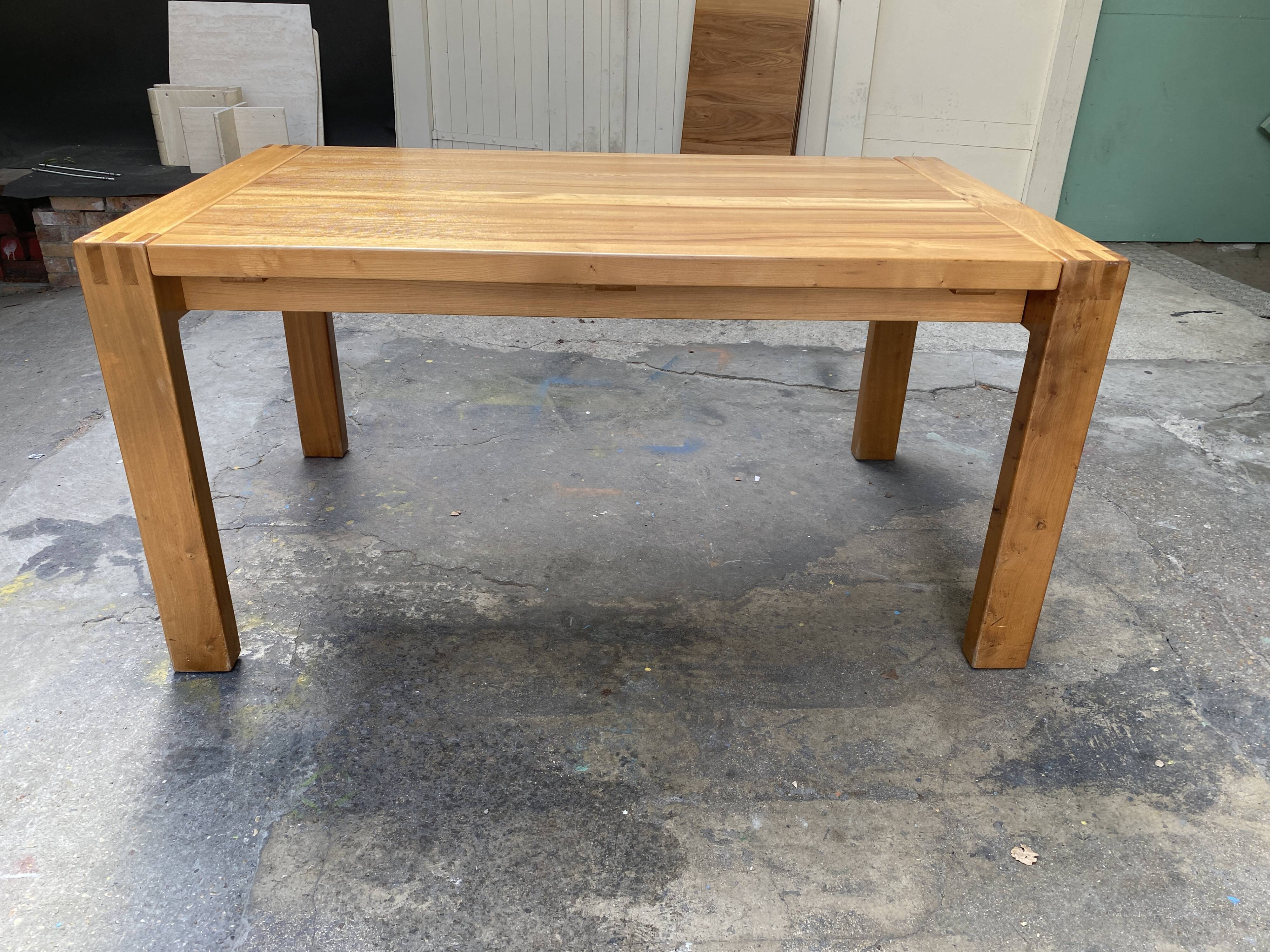 Elm dining table