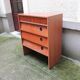 Antique Teak Veneer Shoe Cabinet