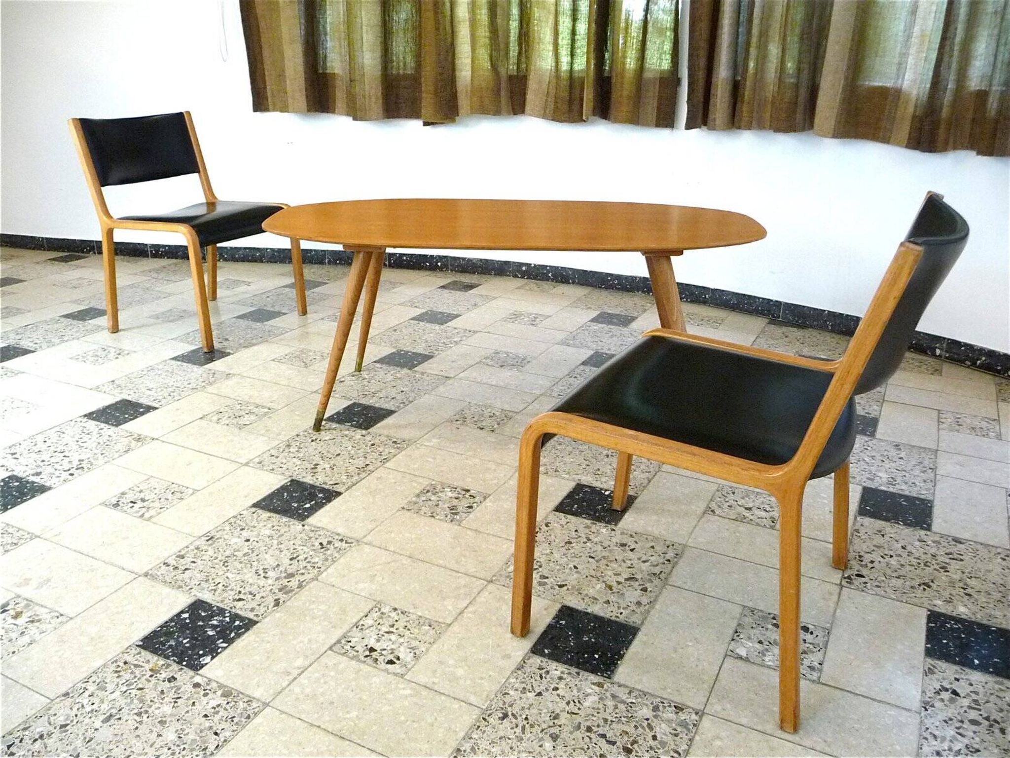 Set of 2 Bentwood Side Chairs by Wilhelm Ritz for Wilkhahn, Germany 1960s