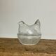 Sucrier poule en verre