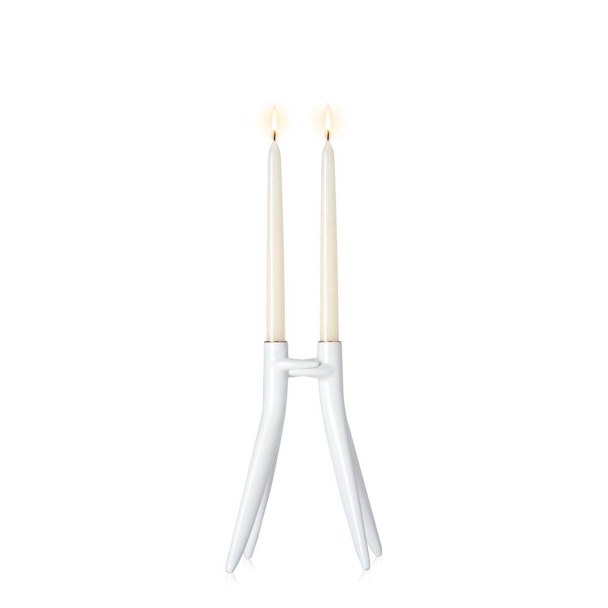 Abbracciaio White Candlestick - Kartell