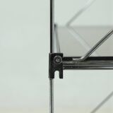 Large Minimalist Bookcase Model Isocele by Max Sauze 1970s