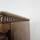 1980s chest of drawers with marble top and four drawers