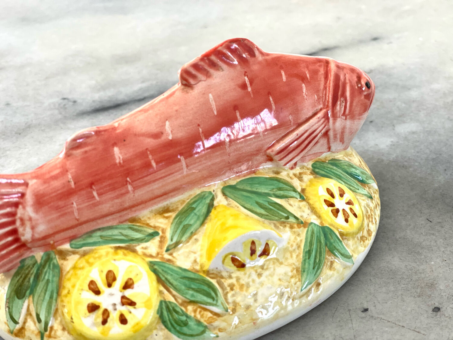 Terrine dish in slip