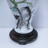 vintage peony decor lamp base