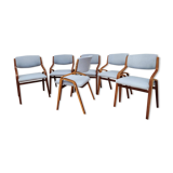 Set of Six Chairs by L. Volák for Dřevopodnik Holešov, Czechoslovakia, 1960s