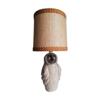 Owl foot lamp owl ceramic zoophorme  vintage