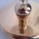 Umbrella shape table lamp - brass - 1980s / 90s