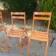 Set of 4 chairs tivoli chairs by Francisco Segarra in metal