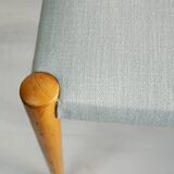 Pair of mid-century Austrian beech dining chairs by Anna Lülja Praun.