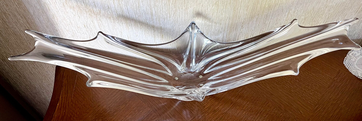 Vintage glass fruit bowl