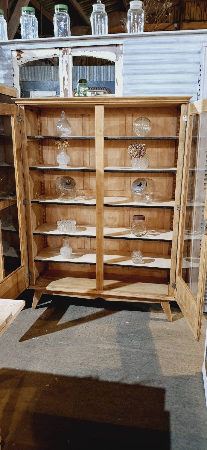 Old glass cabinet