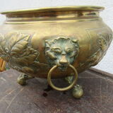 Brass planter