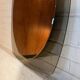 Vintage smoked glass mirror from around 1970.