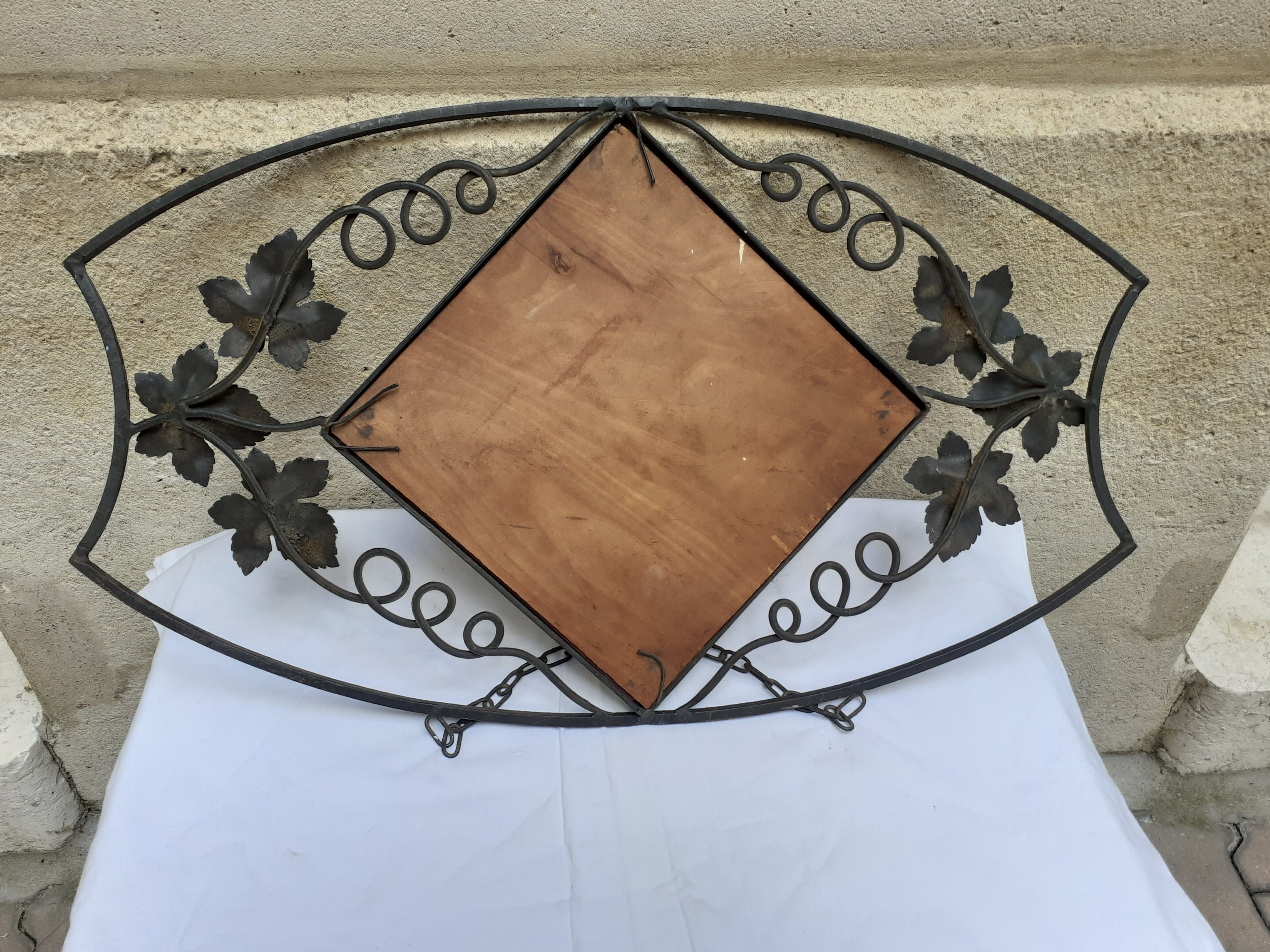 Art Deco style mirror - 40x69cm