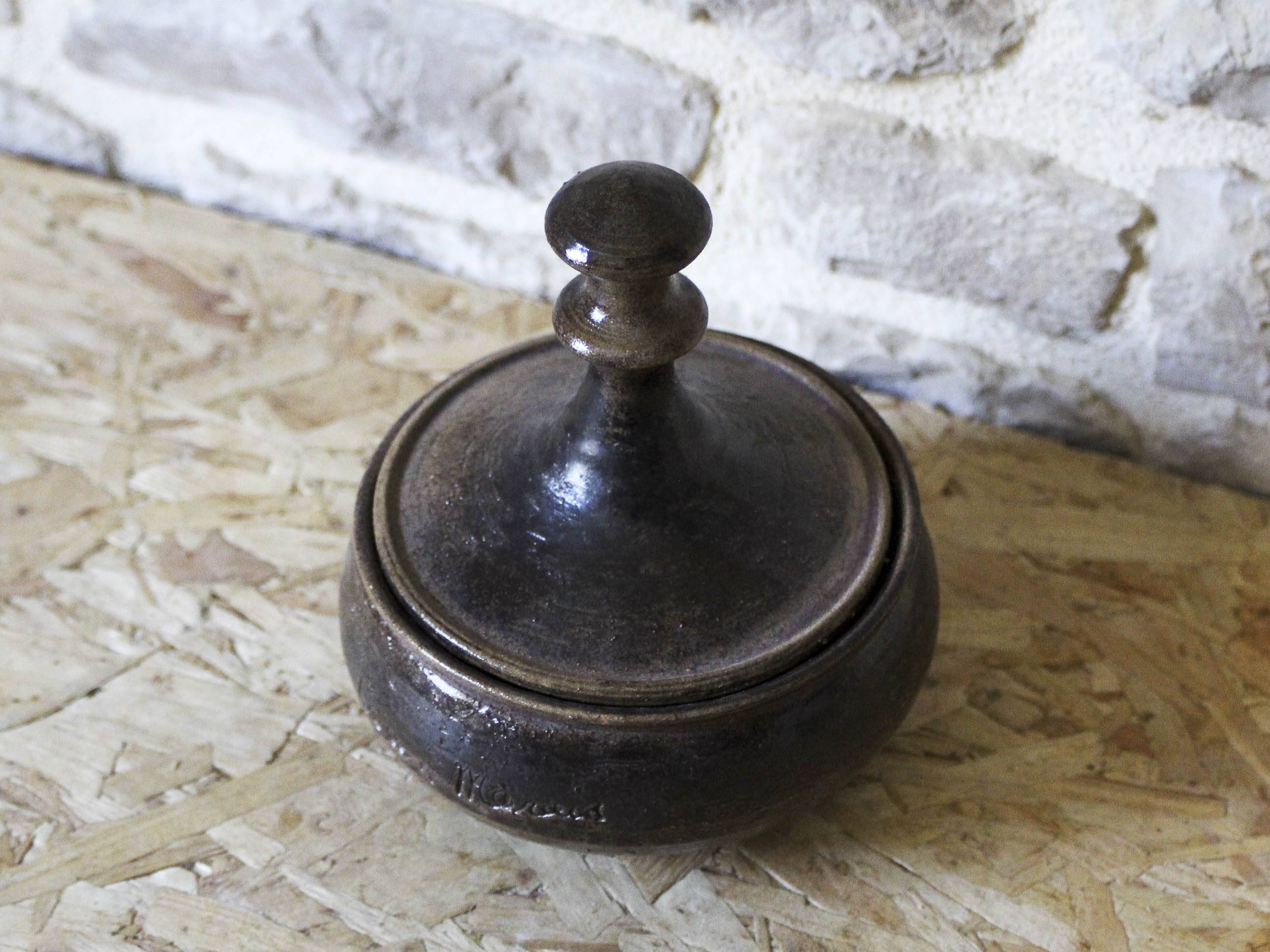 Jean Marais ceramic covered pot