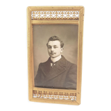 Victorian brass photo frame