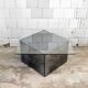 Square mirrored glass coffee table by Nanda Vigo for Acerbis, 1970s.
