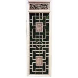 Carved wooden door - From screen to sliding doors.