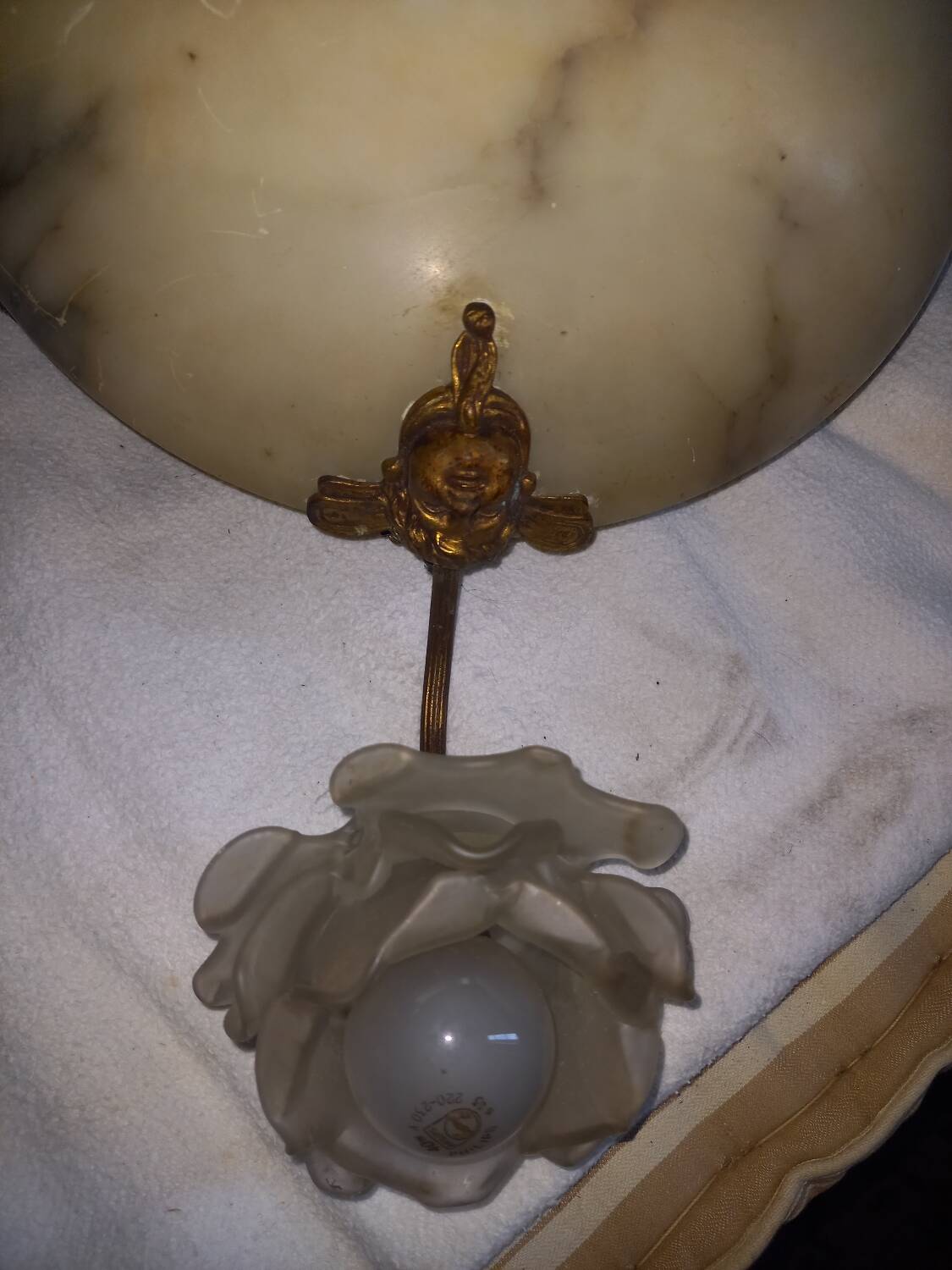 Lustre suspension art deco