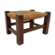 Vintage footstool stool minimalist