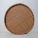 2 plateaux rotin bambou ethnique vintage