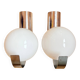 Pair of Space Age wall lights