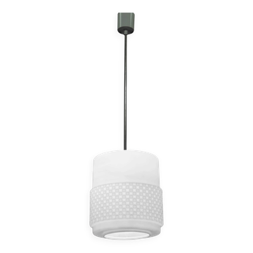 Mid-Century Opaline Glass Design Pendant, 1960s