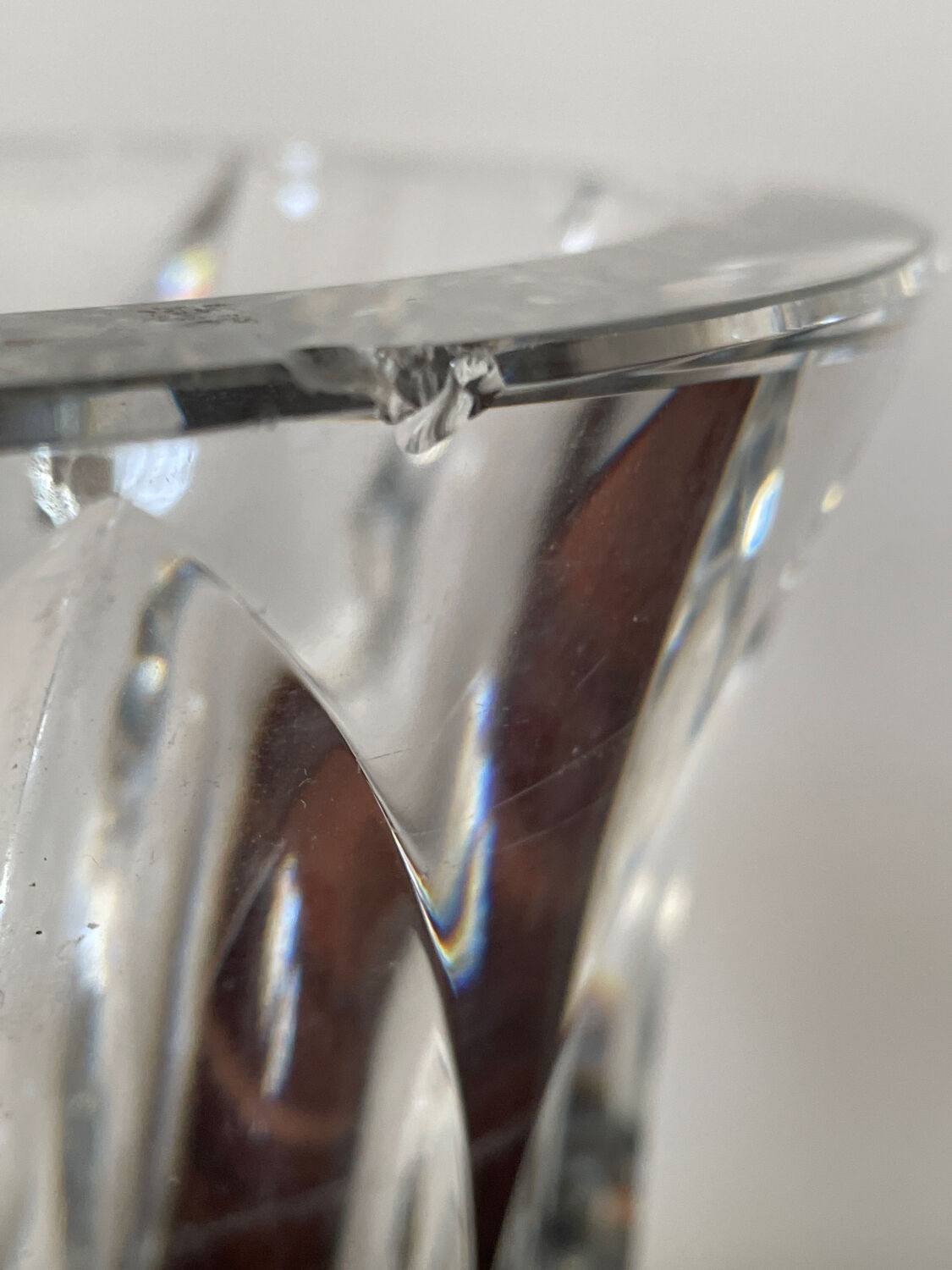 Saint Louis Art Deco "d'Artagnan" crystal vase