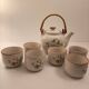 Théière coréen vintage avec 6 tasses