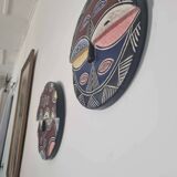 2 masques Africains Téké / Batéké
