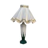 Art deco plaster lamp