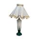 Art deco plaster lamp