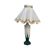 Lampe en plâtre art deco