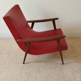 Fauteuil scandinave vintage années 70