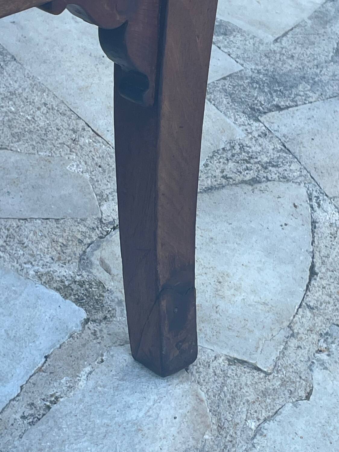 Pair of French mahogany armchairs from the Restoration period