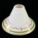 Photophore lithophanie porcelaine de limoges haviland '' vieux paris vert''
